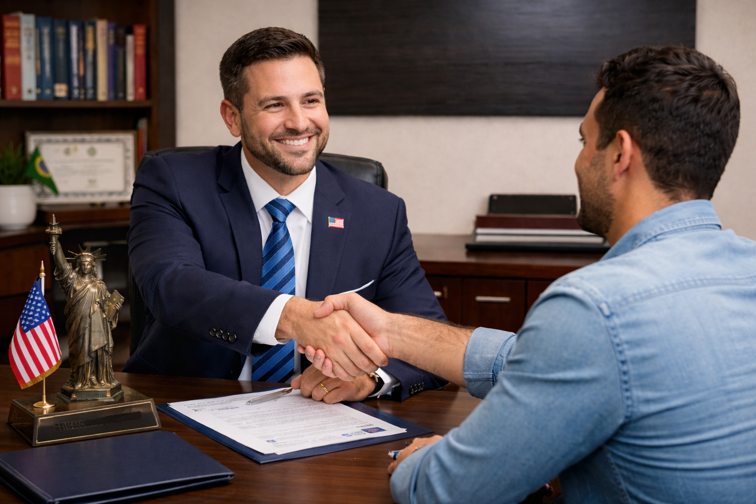 Visto EB-1 em Miami: Caminho Estratégico para Profissionais com Habilidades Extraordinárias